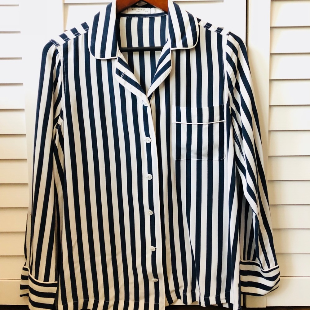 Equipment silk shirt